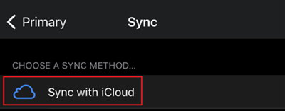 The password manager app cloud backup